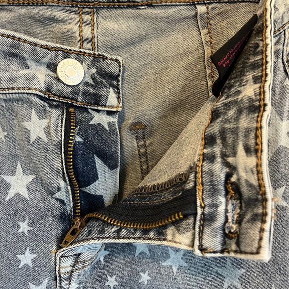 ROCK & ROLL DENIM WOMEN'S STAR HIGH RISE BELL-BOTTOM JEANS SIZE 26x36 - Picture 8 of 10